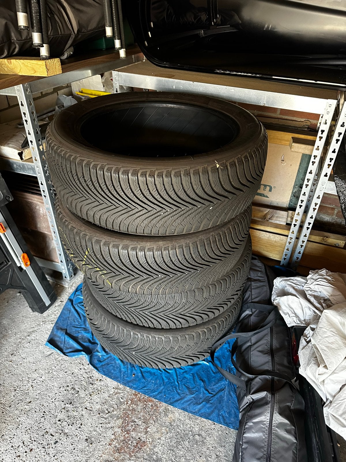 Michelin Alpine 5 205/55 R19 banden, Gebruikt, Band(en), Personenwagen, Ophalen