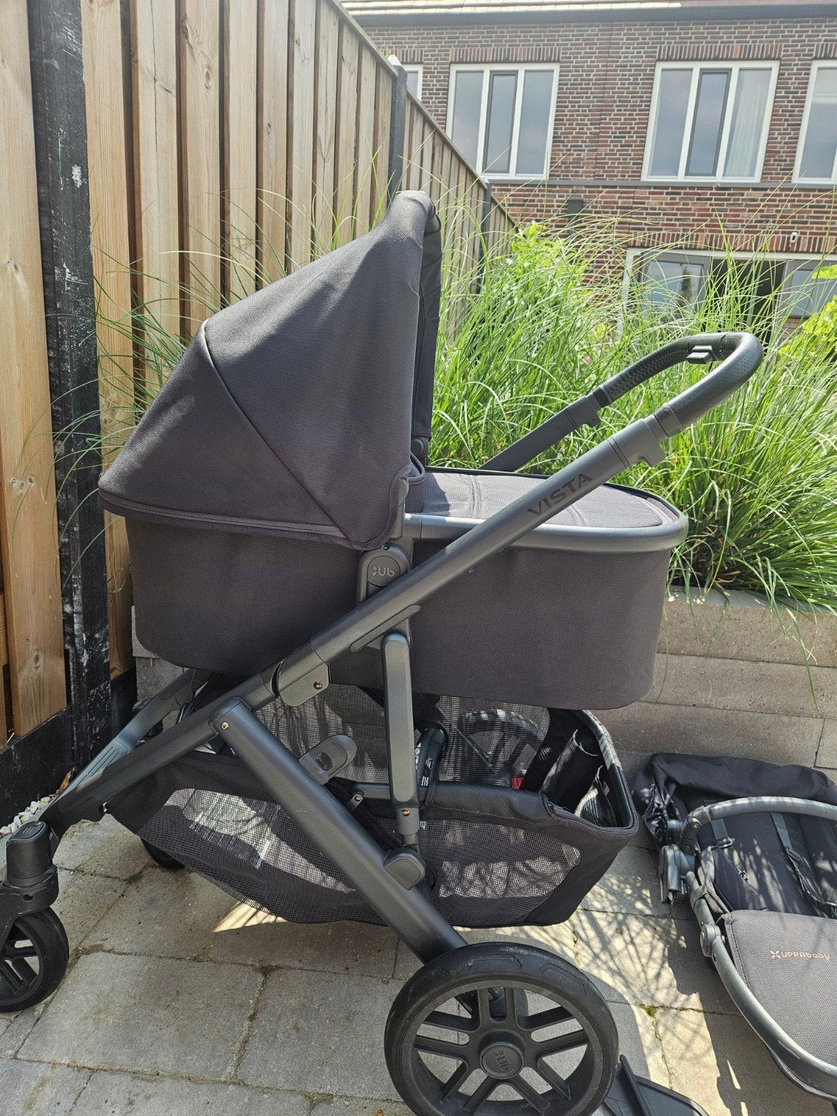 Uppababy Vista V2 - Duo Kinderwagen, Kinderen en Baby's, Gebruikt, Combiwagen, Verstelbare duwstang, Ophalen