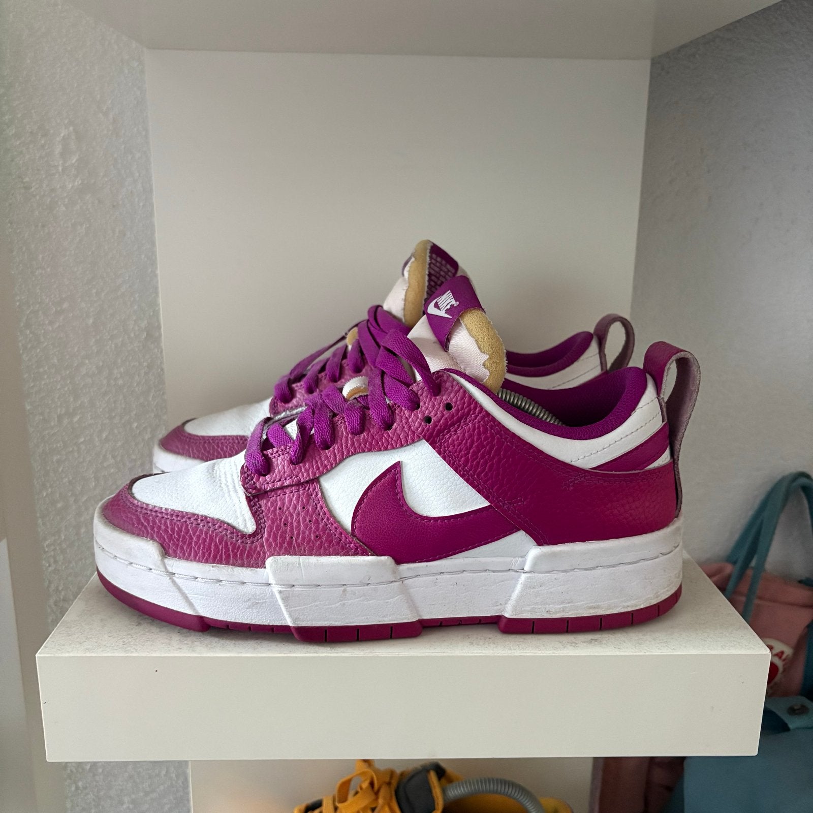 Nike Dunk Low Disrupt 2 - Paars/Wit maat 39, Overige kleuren, Ophalen of Verzenden, Sneakers of Gympen, Gedragen