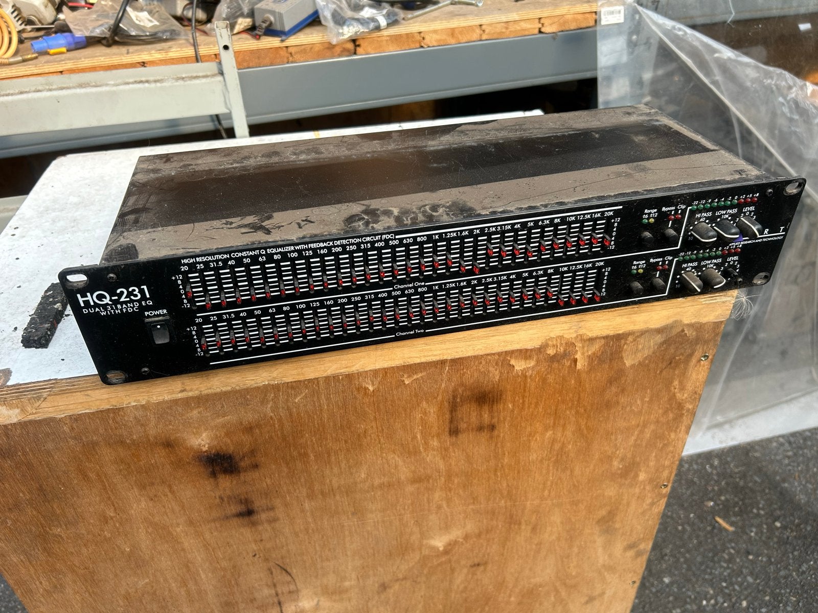 HQ-231 Dual 31-Band EQ Equalizer, Ophalen of Verzenden, Gebruikt, Minder dan 5 kanalen
