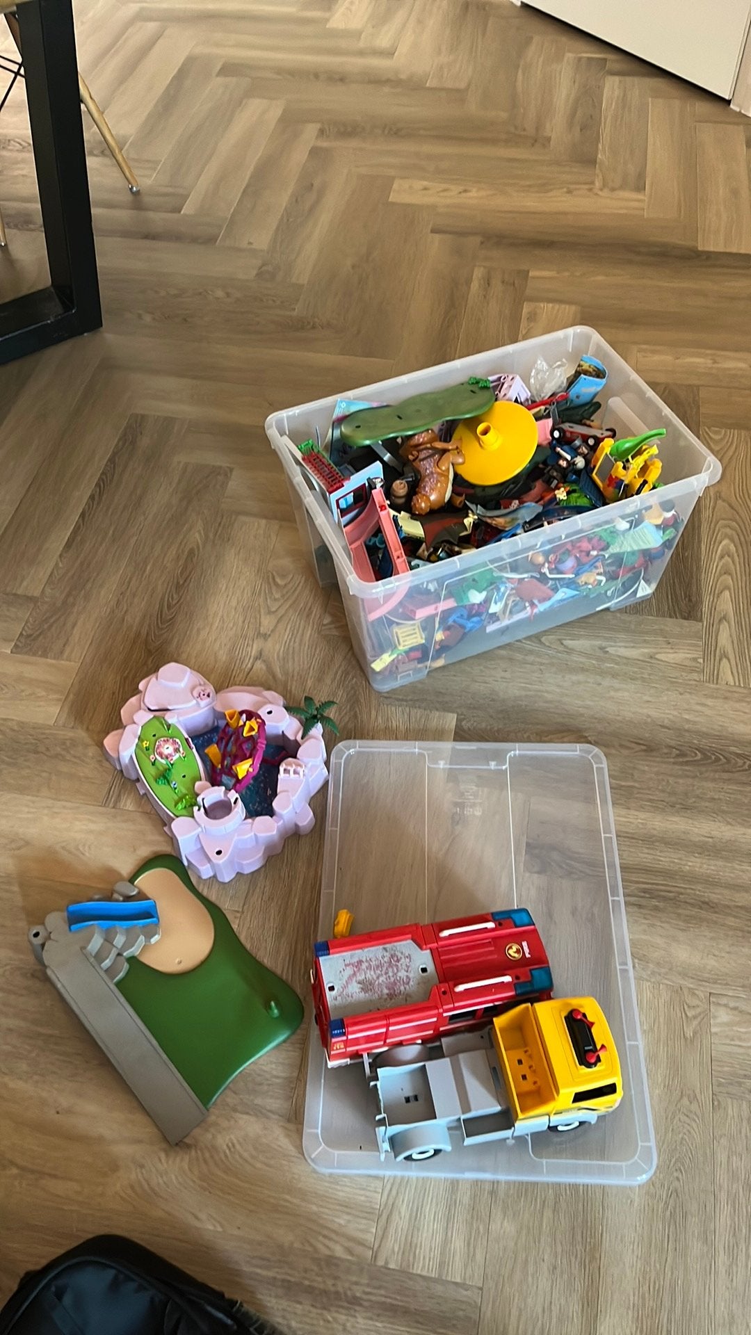 Enorme bak vol playmobil, Ophalen of Verzenden, Gebruikt