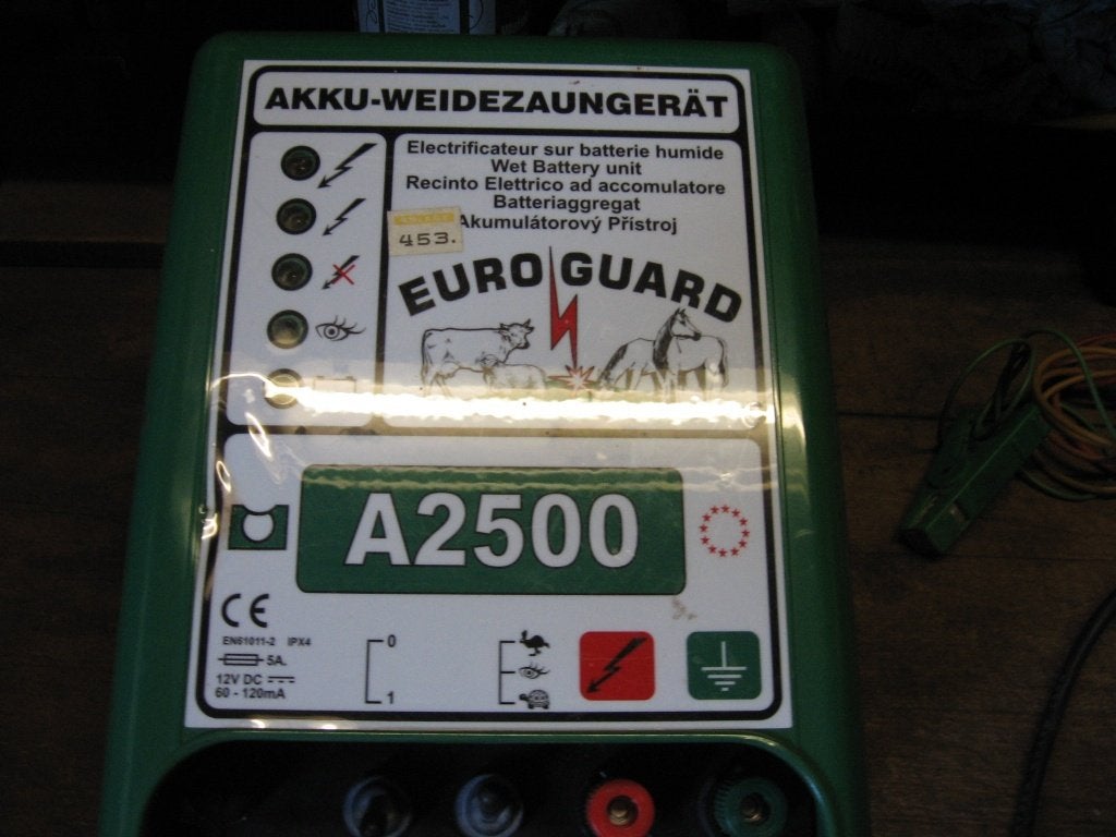schrik app. op 12 volt, Dieren en Toebehoren, Ophalen of Verzenden, Zo goed als nieuw
