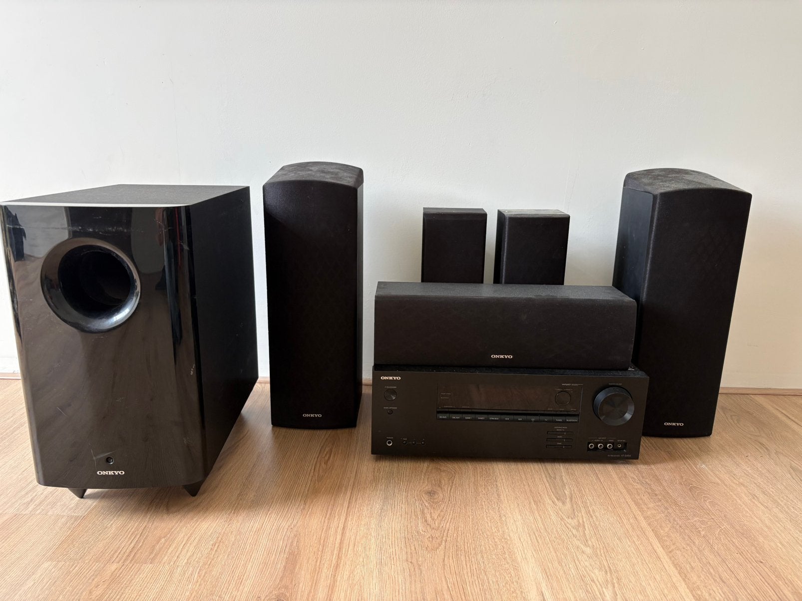 Onkyo 7.1 HT-R494, 7.1-systeem, 70 watt of meer, Zo goed als nieuw, Overige spelers