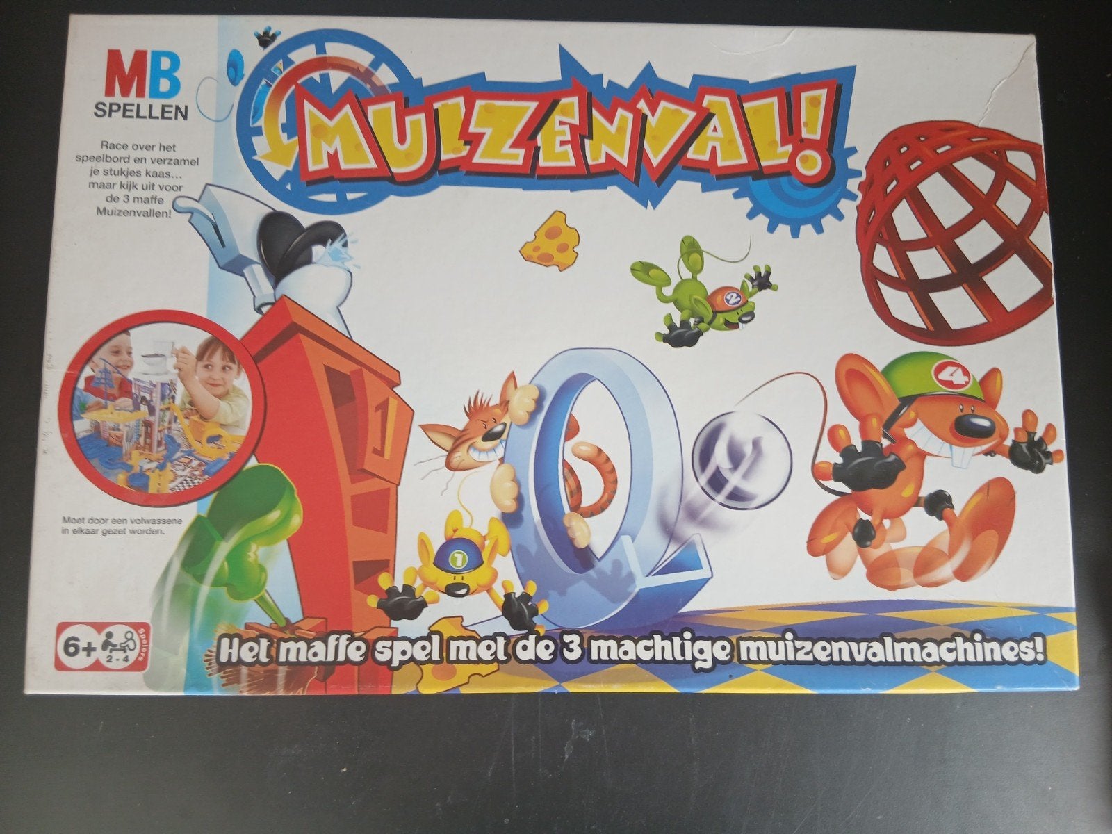 MB Spellen Muizenval! Bordspel - Compleet en in goede staat, Drie of vier spelers, Ophalen of Verzenden, Gebruikt, MB Spellen