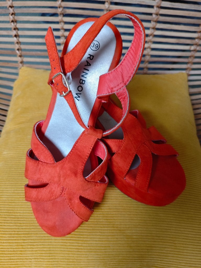 3 paar damesschoenen, maat 39, Overige kleuren, Sandalen of Muiltjes, Ophalen of Verzenden, Onbekend