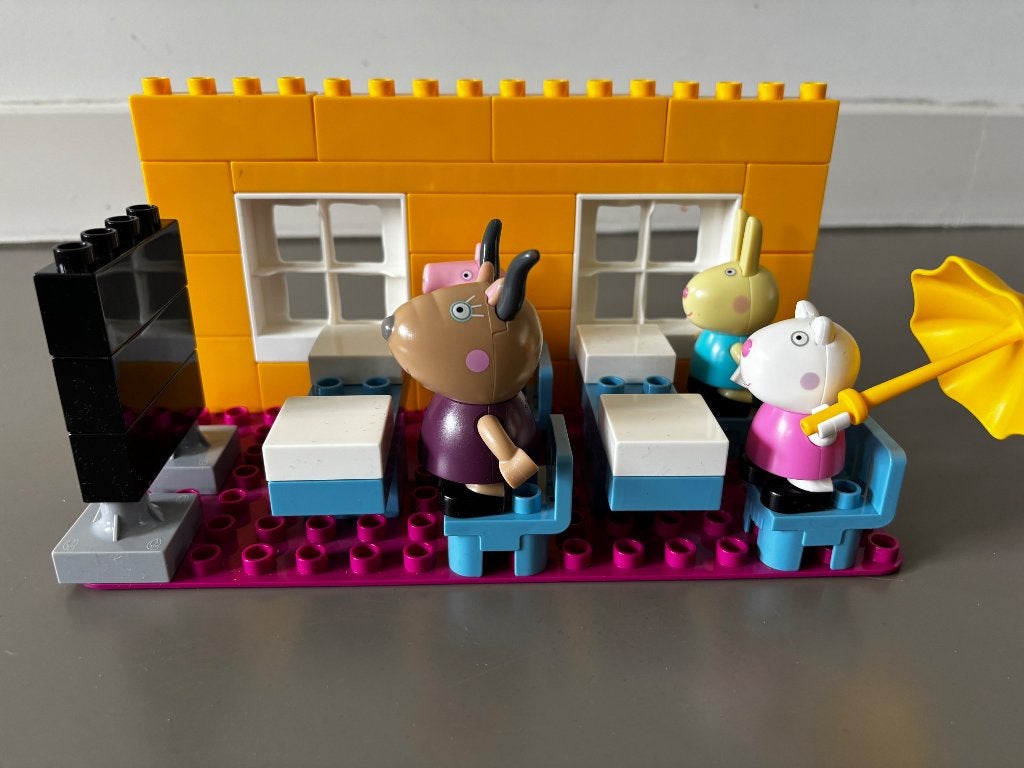 Peppa pig schoolset, Ophalen of Verzenden, Gebruikt