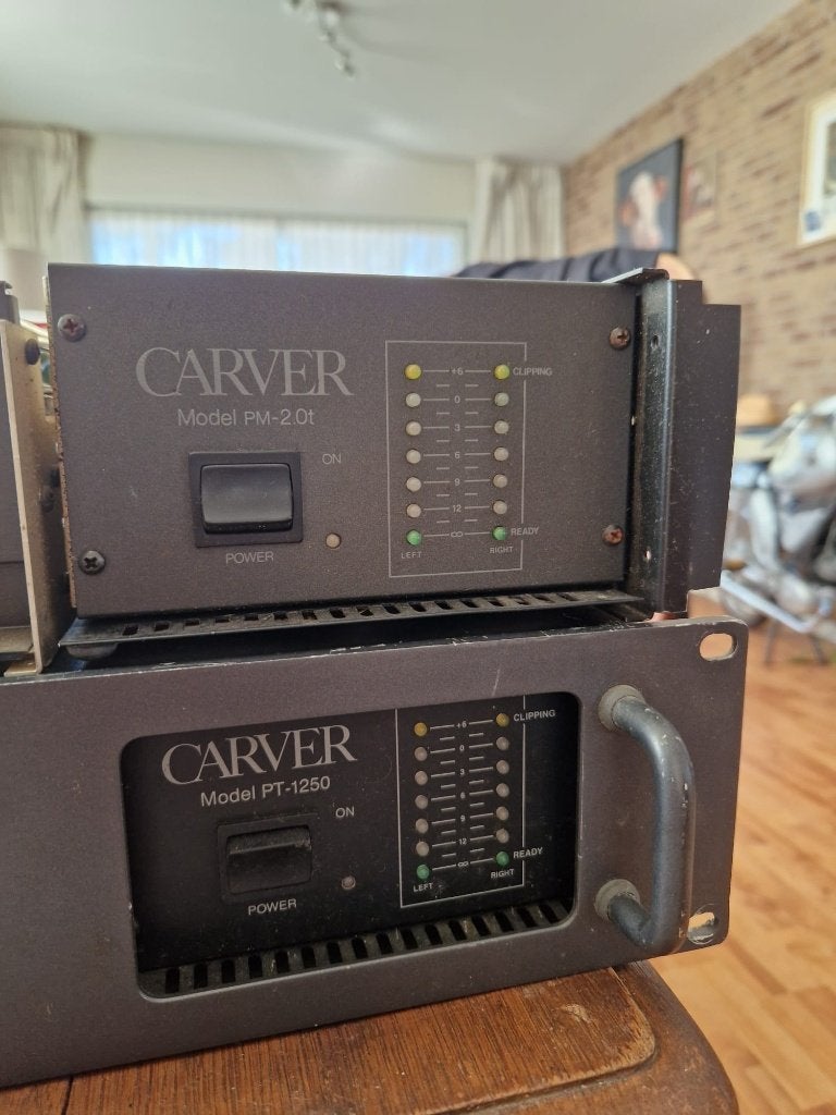 carver pm-2.0t en pt-1250, Ophalen, Gebruikt, 1000 watt of meer, P.A.