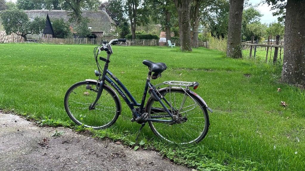 Damesfiets merk Gazelle Geneve maat 51, Fietsen en Brommers, Ophalen, Gebruikt, Velgrem, Versnellingen