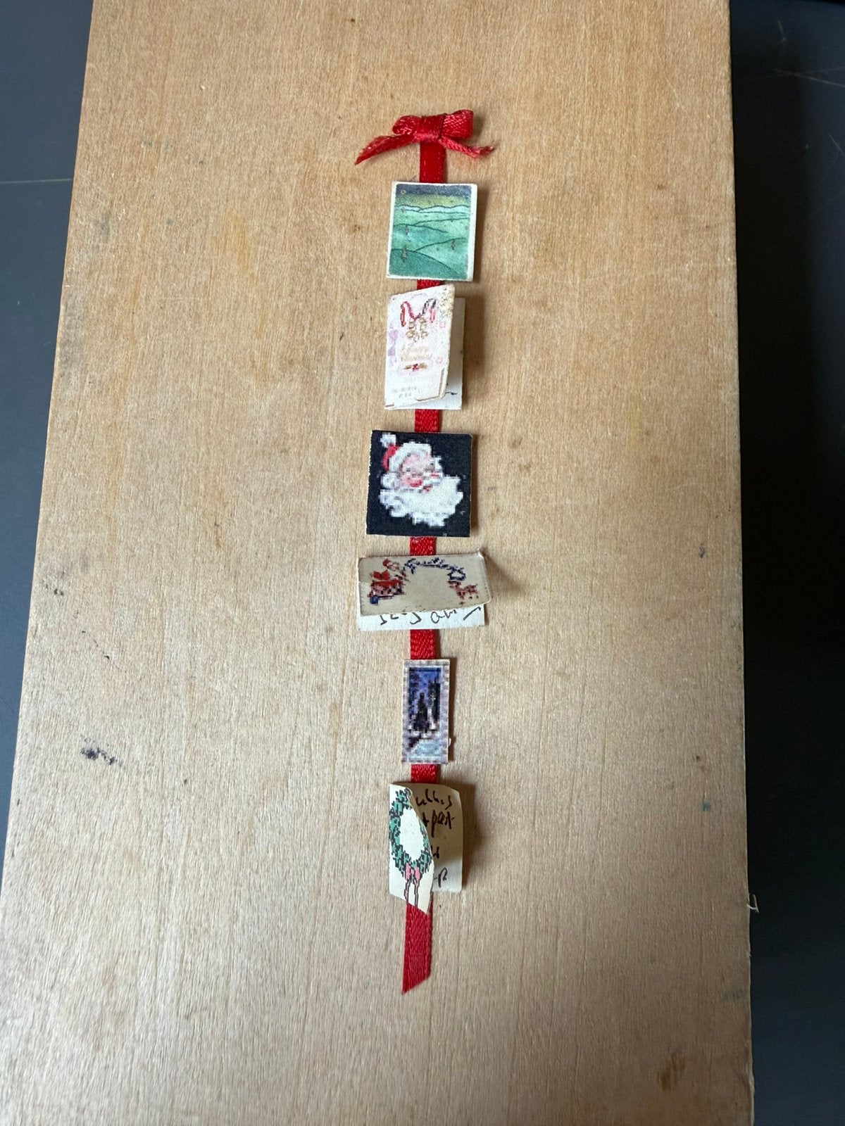 Kerstkaarten hanger kerst - 12cm - handwerk, Ophalen of Verzenden, Zo goed als nieuw, Poppenhuis
