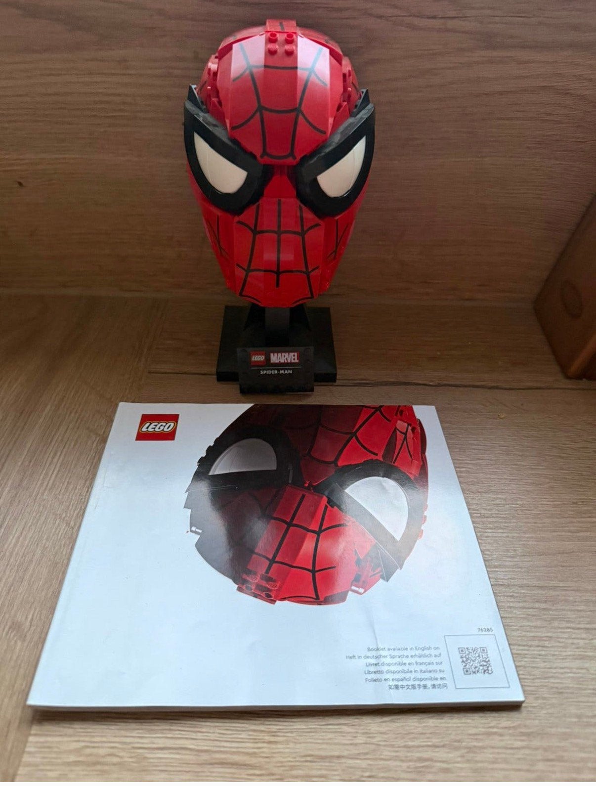 LEGO Marvel 76285: Spider-Man’s Mask, Marvel, Lego, Ophalen of Verzenden, Zo goed als nieuw