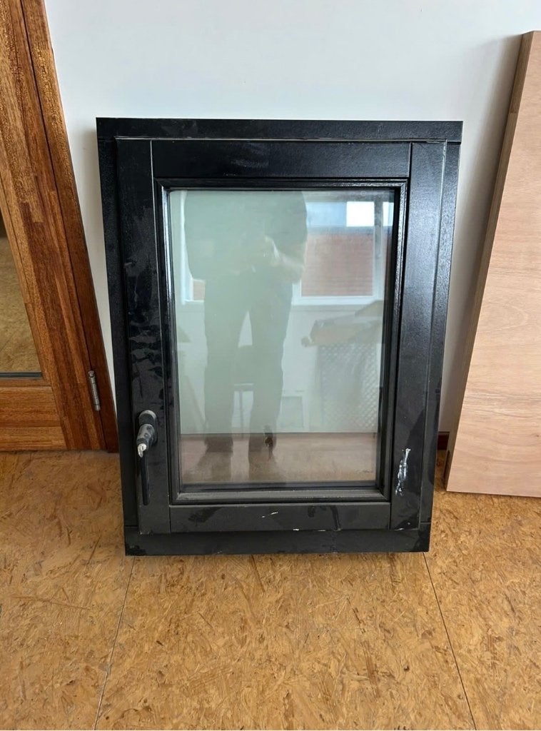 Nieuw hardhouten draaikiep raamkozijn B60 x H80 cm triple, Doe-het-zelf en Verbouw, Kozijnen en Schuifpuien, Raamkozijn, Nieuw