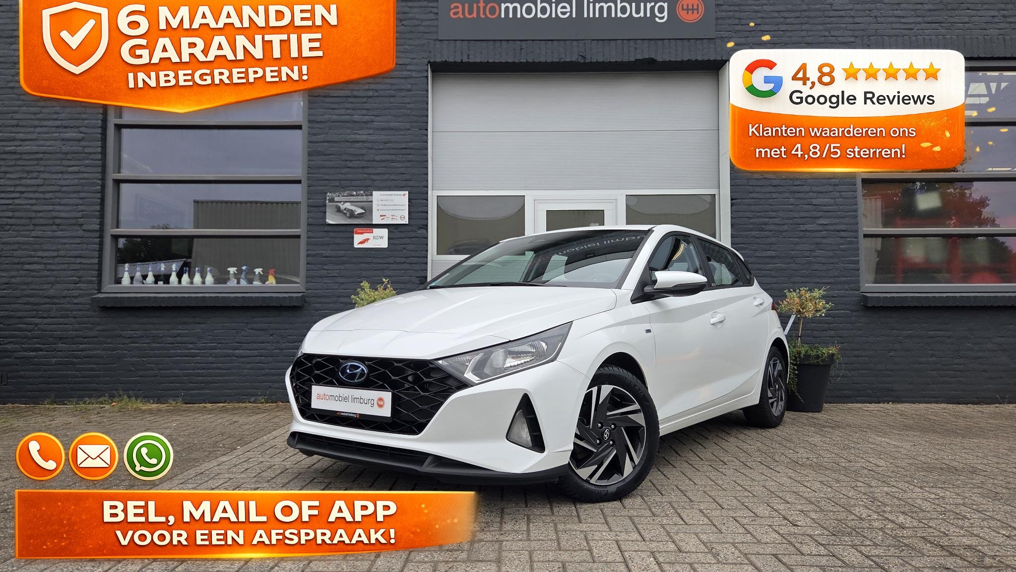 Hyundai i20 1.0 T-GDI Comfort | VIRTUAL COCKPIT | WINTERPAKK, Auto's, Voorwielaandrijving, Gebruikt, Euro 6, Wit