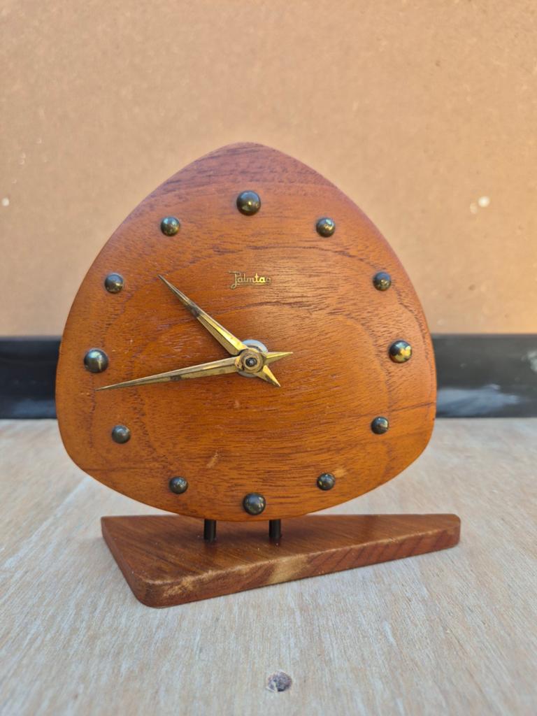 Vintage Palmtag tafelklok, Ophalen of Verzenden