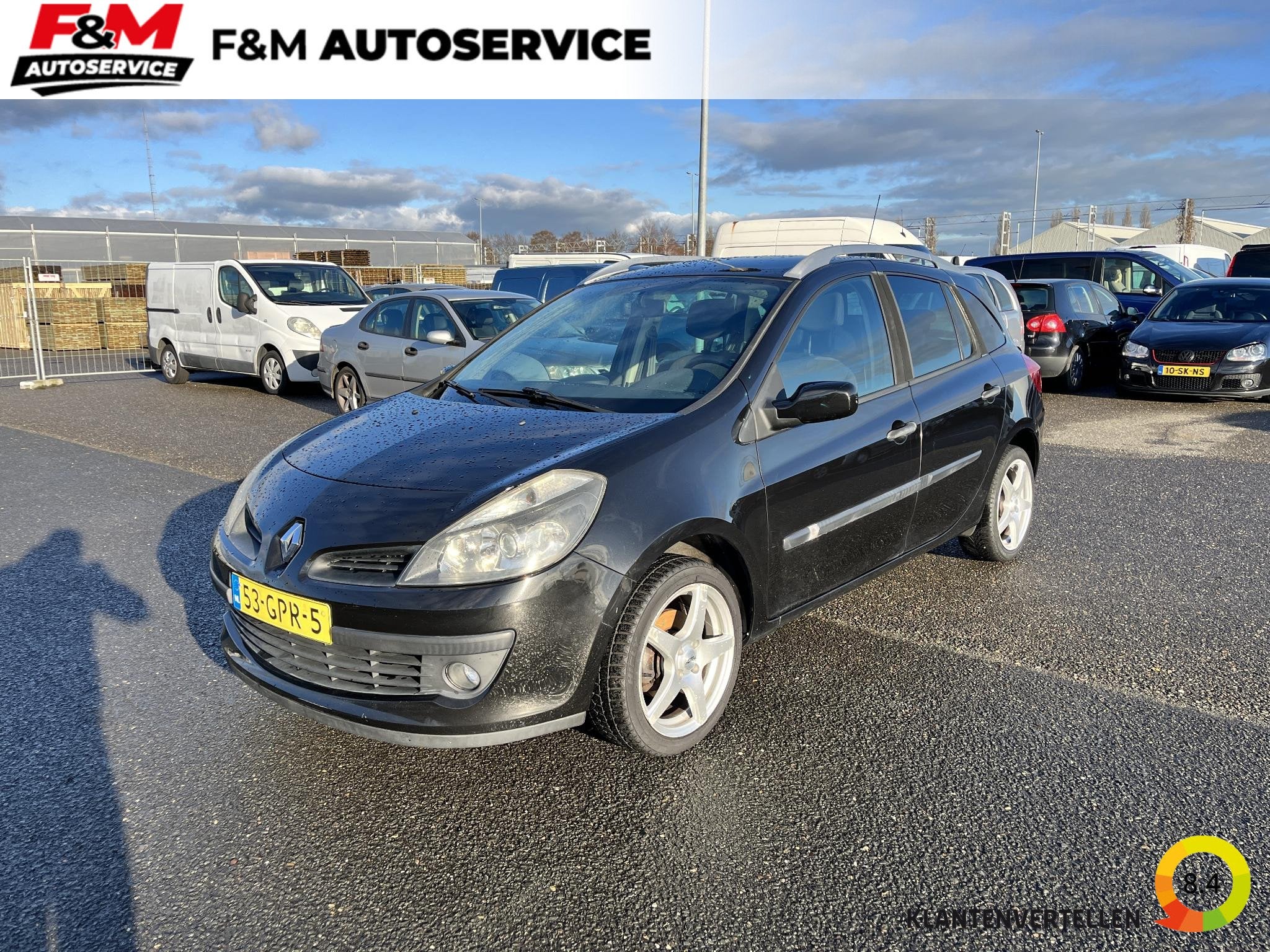 Renault Clio Estate 1.6-16V Dynamique Automaat, airco, cruis, Gebruikt, 4 cilinders, Open dak, Origineel Nederlands