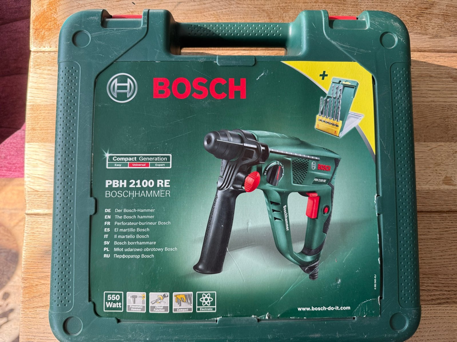 Bosch PBH 2100 RE Boorhamer - 550 Watt