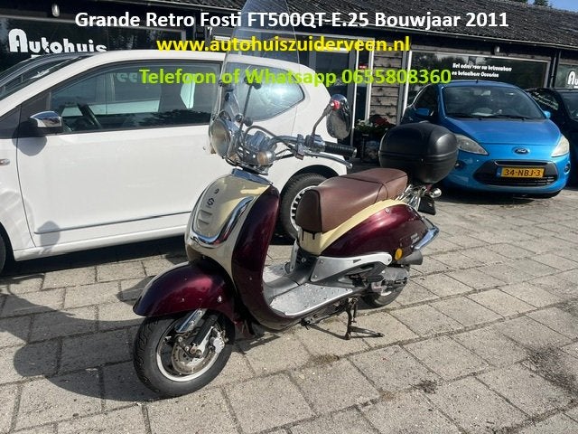 Fosti Ft50qt-E.25 50 Grande Retro 2011 Pas nog beurtje gehad, Fietsen en Brommers, Snorfietsen en Snorscooters, Overige merken