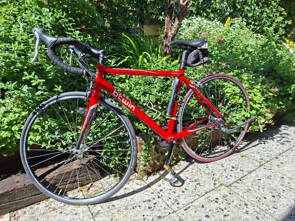 Triban 3 racefiets, Fietsen en Brommers, Gebruikt, Velgrem, Aluminium, Overige maten