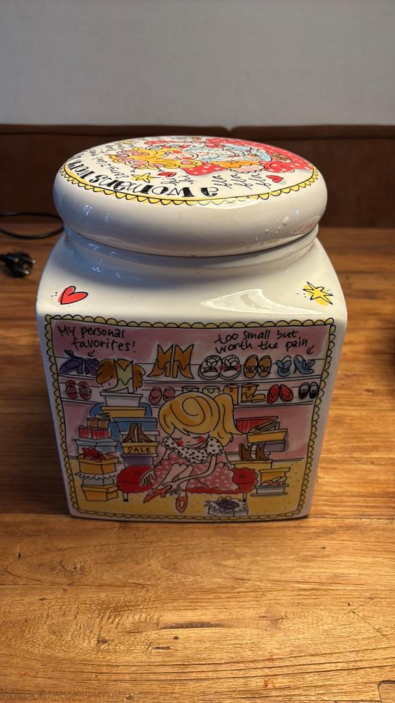 Blond amsterdam grote voorraadpot, Ophalen of Verzenden, Zo goed als nieuw
