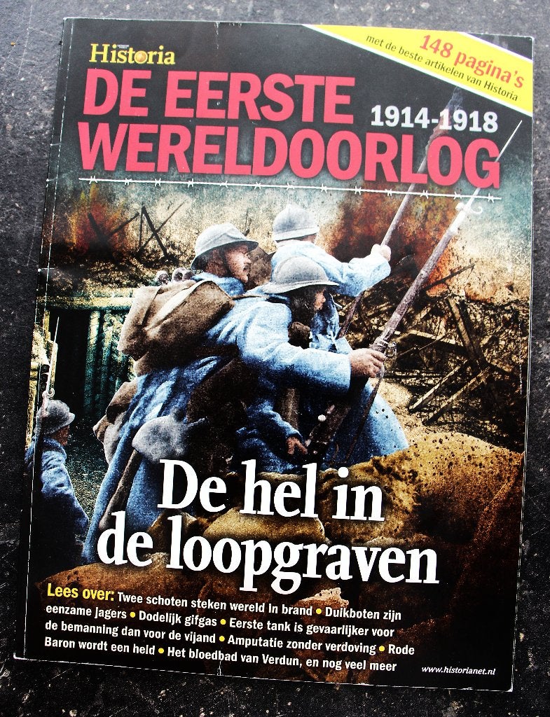 Historia de eerste wereld oorlog, Diverse auteurs, Ophalen of Verzenden, Voor 1940, Algemeen