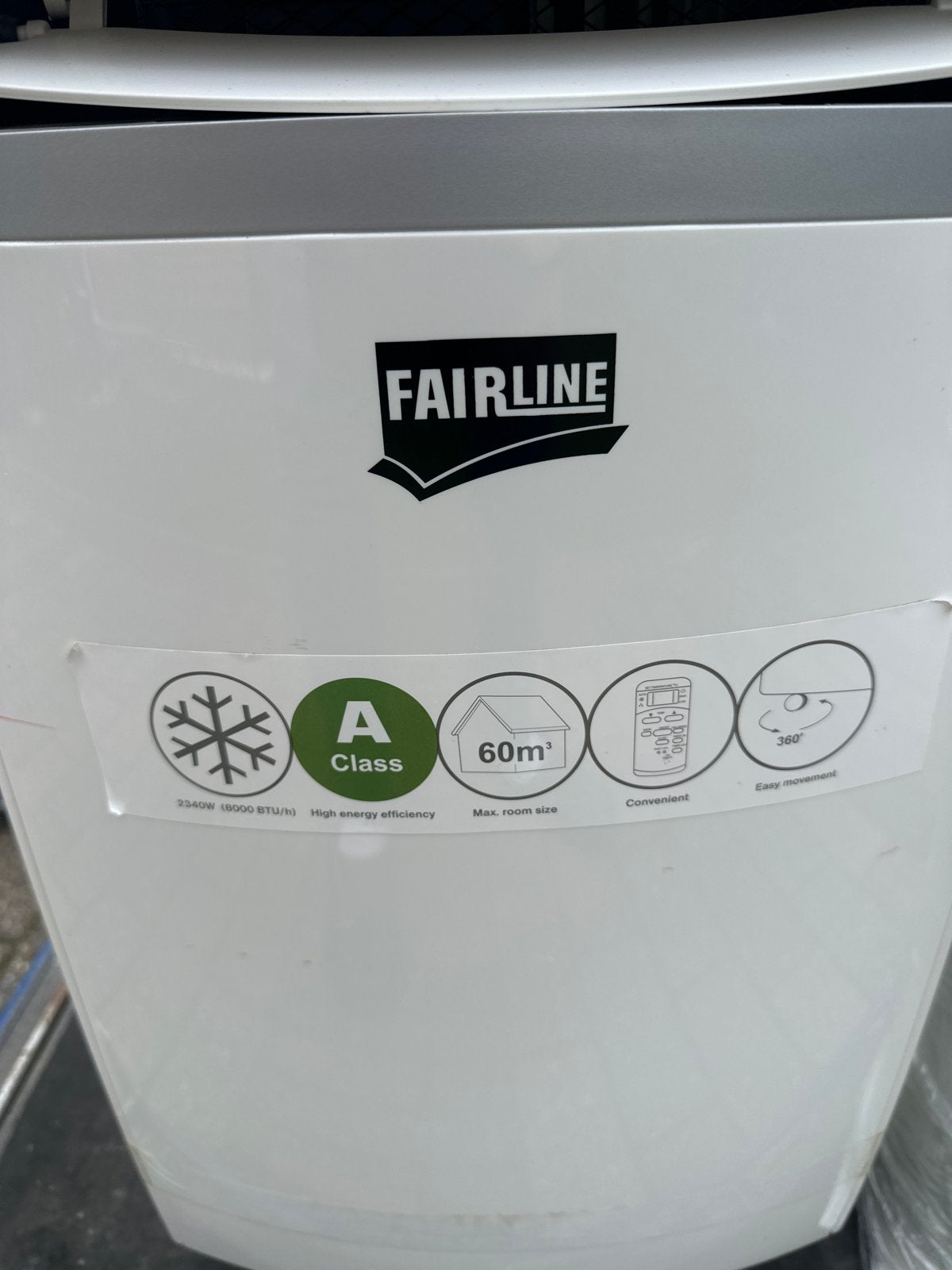 Fairline Mobiele Airco A-klasse tot 60m³, Gebruikt, Minder dan 60 m³, 3 snelheden of meer, Ophalen of Verzenden