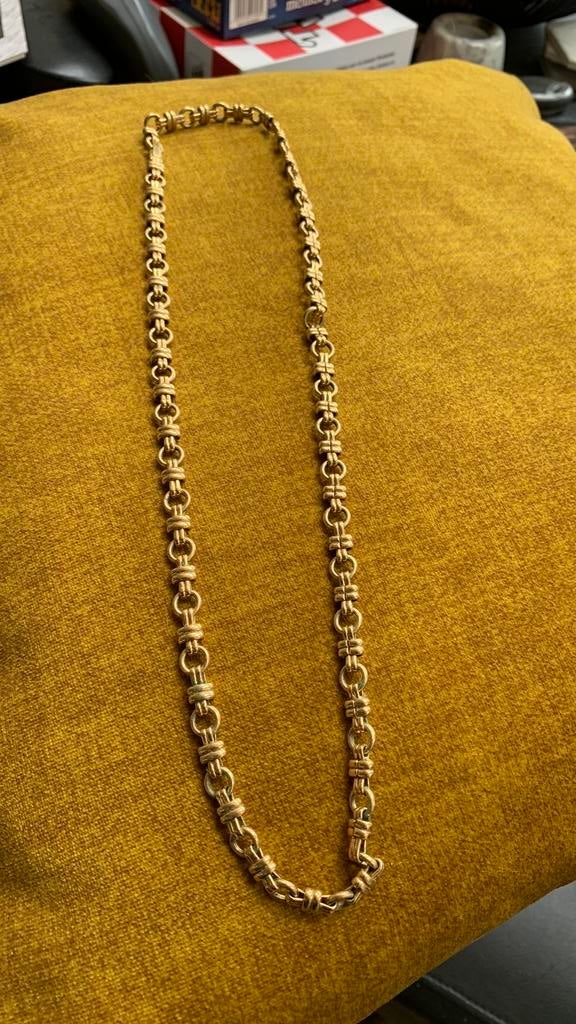 Ketting 58 cm double, Ophalen of Verzenden, Zo goed als nieuw