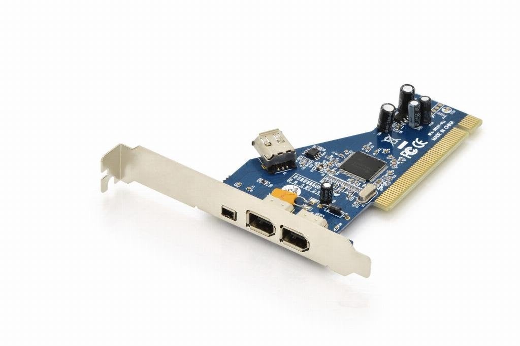 DIGITUS firewire A pci card DS 33203-2 NIEUW, Ophalen of Verzenden, Nieuw, Intern, Diverse (o.a. Intel, Broadcom)