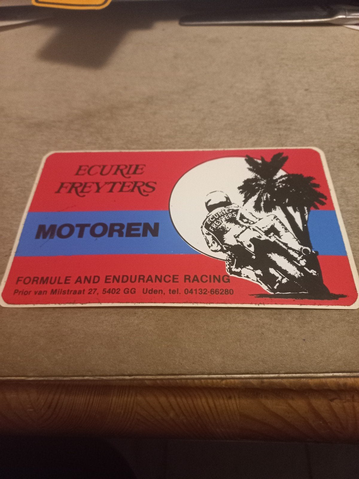 Ecurie Freyters Motoren Sticker - Formule & Endurance Racing, Ophalen of Verzenden