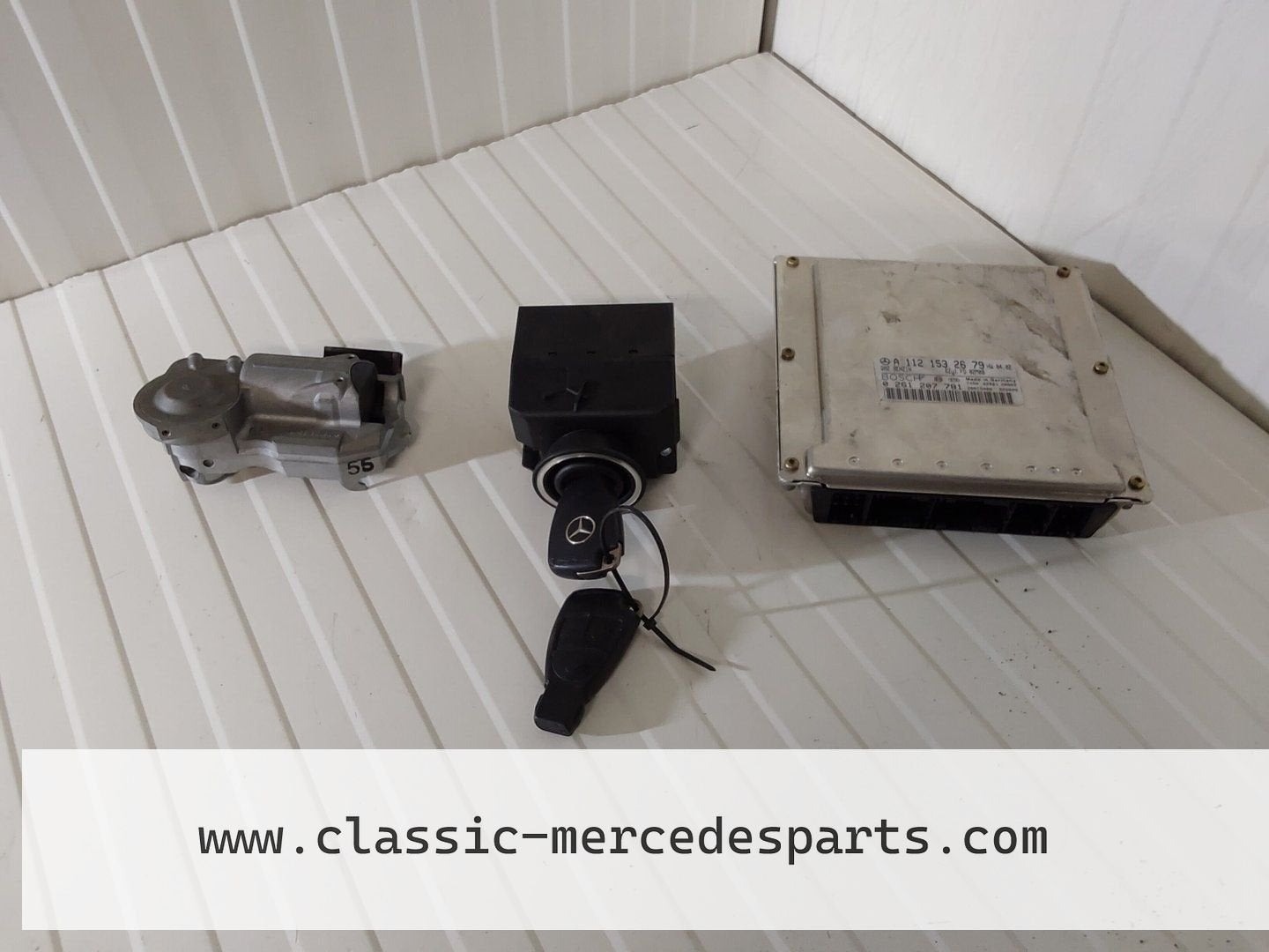 Contactslot set met ECU Mercedes W209 CLK-klasse 320 coupe, Auto-onderdelen, Gebruikt, -, Ophalen of Verzenden, -