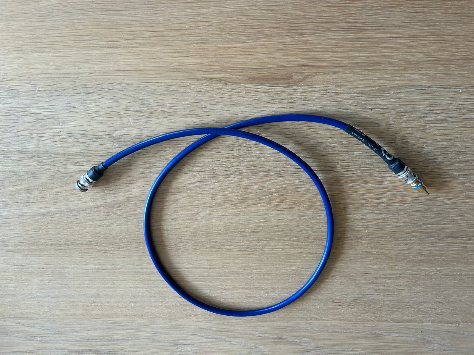Chord Clearway digitale kabel BNC RCA adapter, Ophalen of Verzenden, Gebruikt, Minder dan 2 meter, Coaxiale kabel