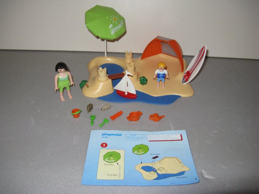 playmobil 4149 strandvakantie, Complete set, Overige typen, Ophalen of Verzenden, Summer fun