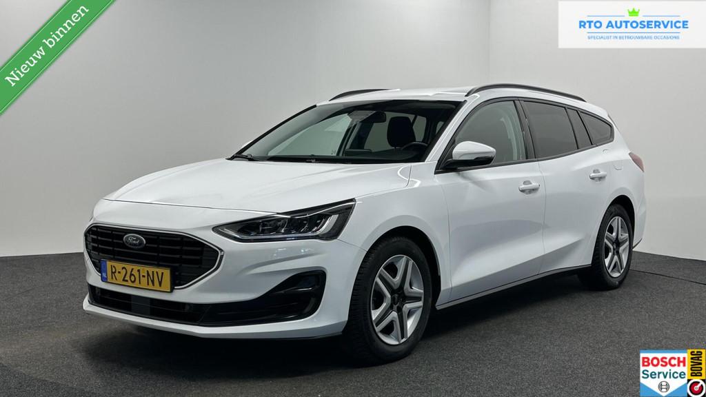 Ford Focus Wagon 1.0 EcoBoost Hybrid Connected CARPLAY TREKH, Auto's, Ford, Gebruikt, Met garantie (alle), Wit, Origineel Nederlands
