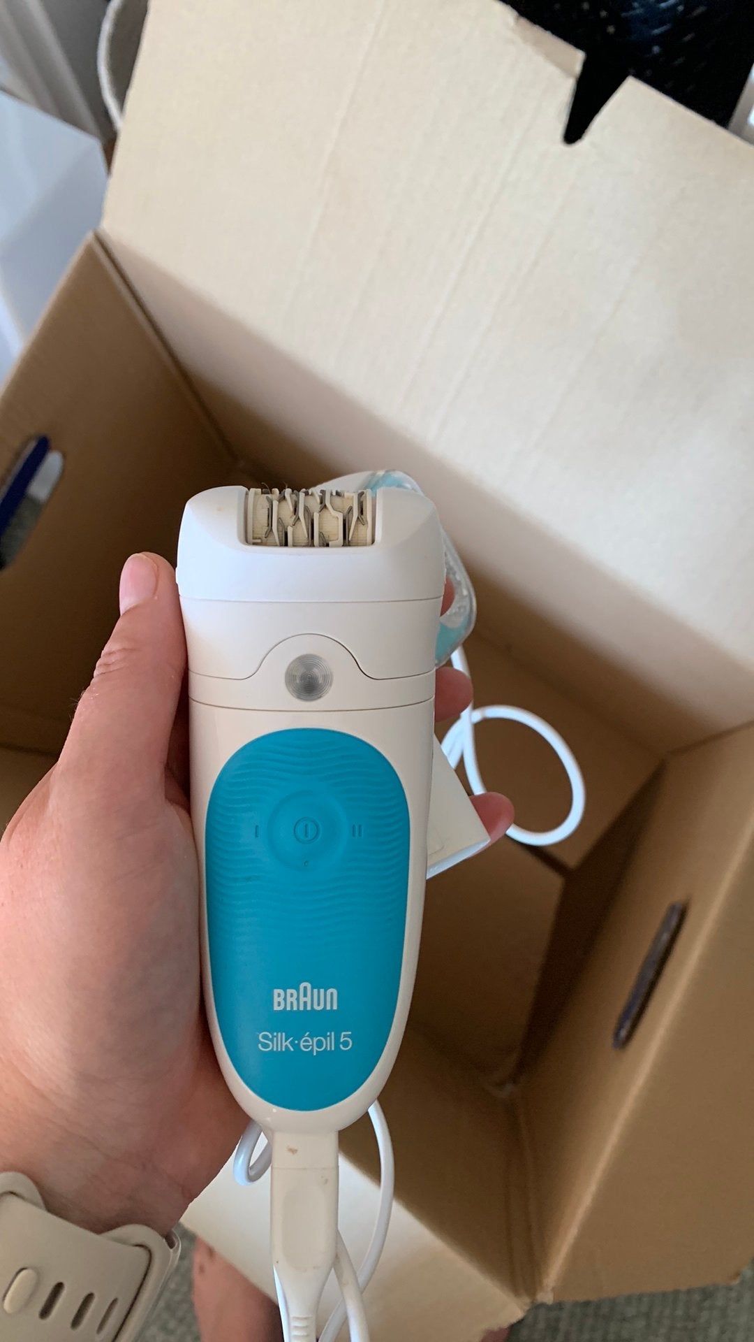Braun Silk-epil 5 (waterbestendig), Ophalen, Zo goed als nieuw, Scheren en Epileren