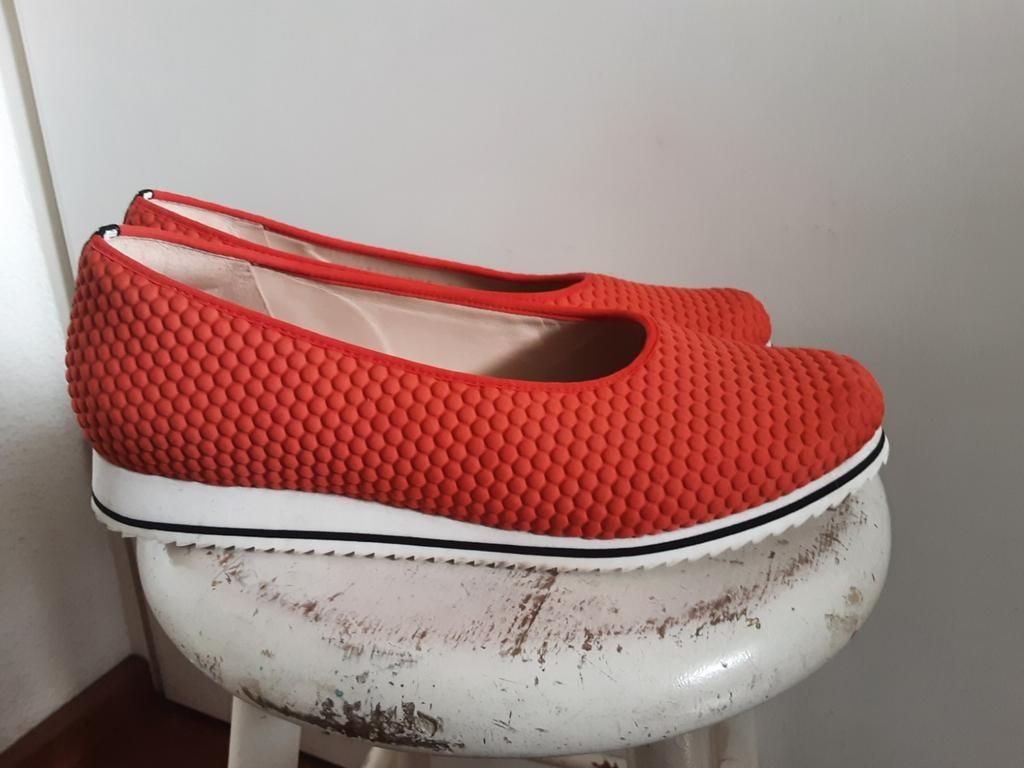 HASSIA schoenen maat 7 (40.5)  G  oranje, Hassia, Instappers, Oranje, Ophalen of Verzenden