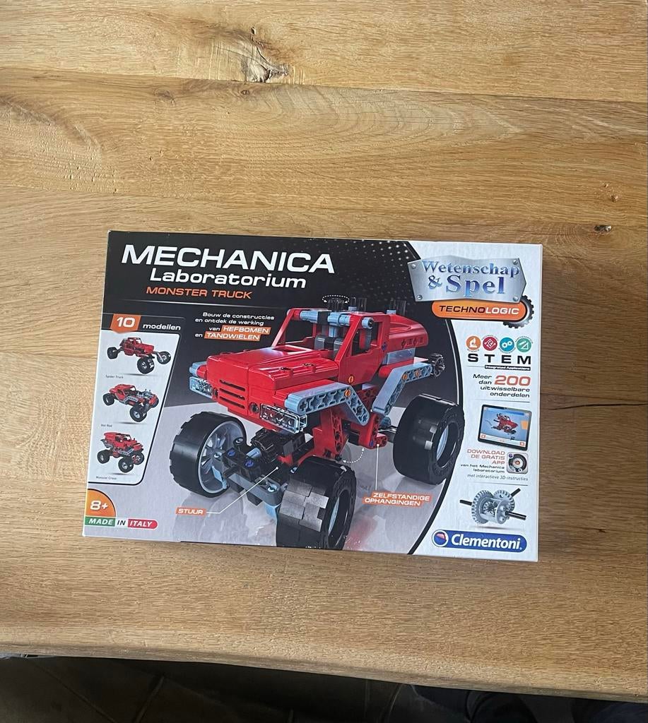 Clementoni Mechanica Laboratorium Monstertruck Bouwpakket, Ophalen of Verzenden, Gebruikt, Overige merken