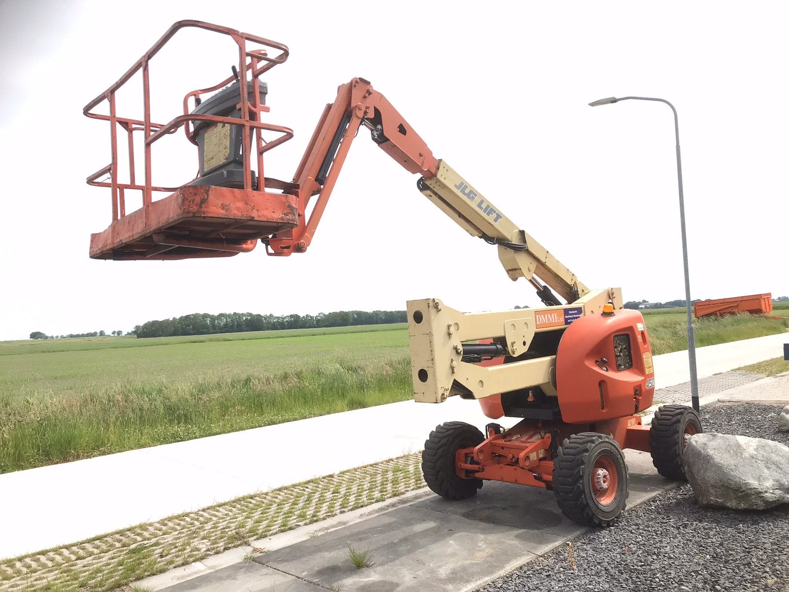 Hoogw.JLG Lift 14 mtr.- Hoogw.Upright 6 m- Hyster Heftruck 3, Ophalen