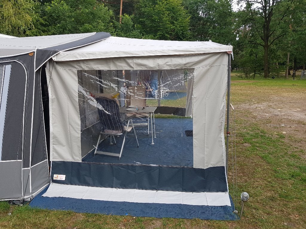 NIEUWE luxe luifel zijwand met raam 235, Ophalen, Nieuw