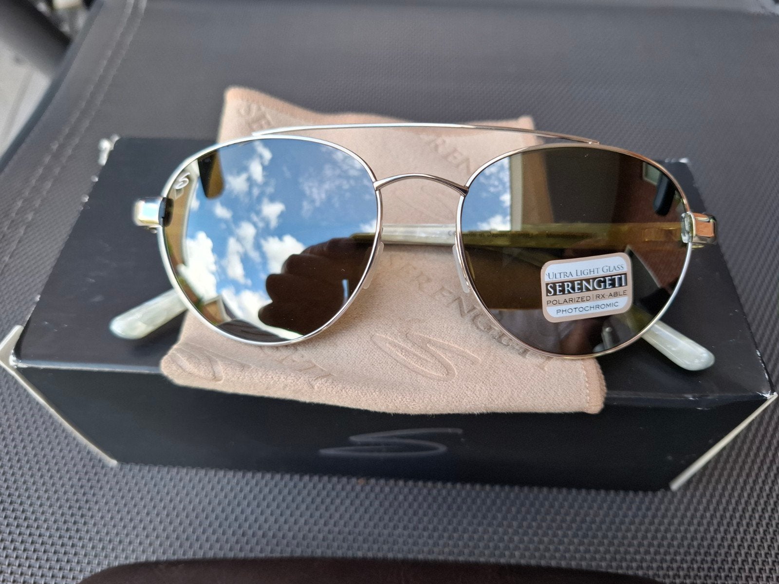 Serengeti Mondello Zonnebril Nieuw - Ultra Light Glass, Overige merken, Zonnebril, Bruin, Nieuw