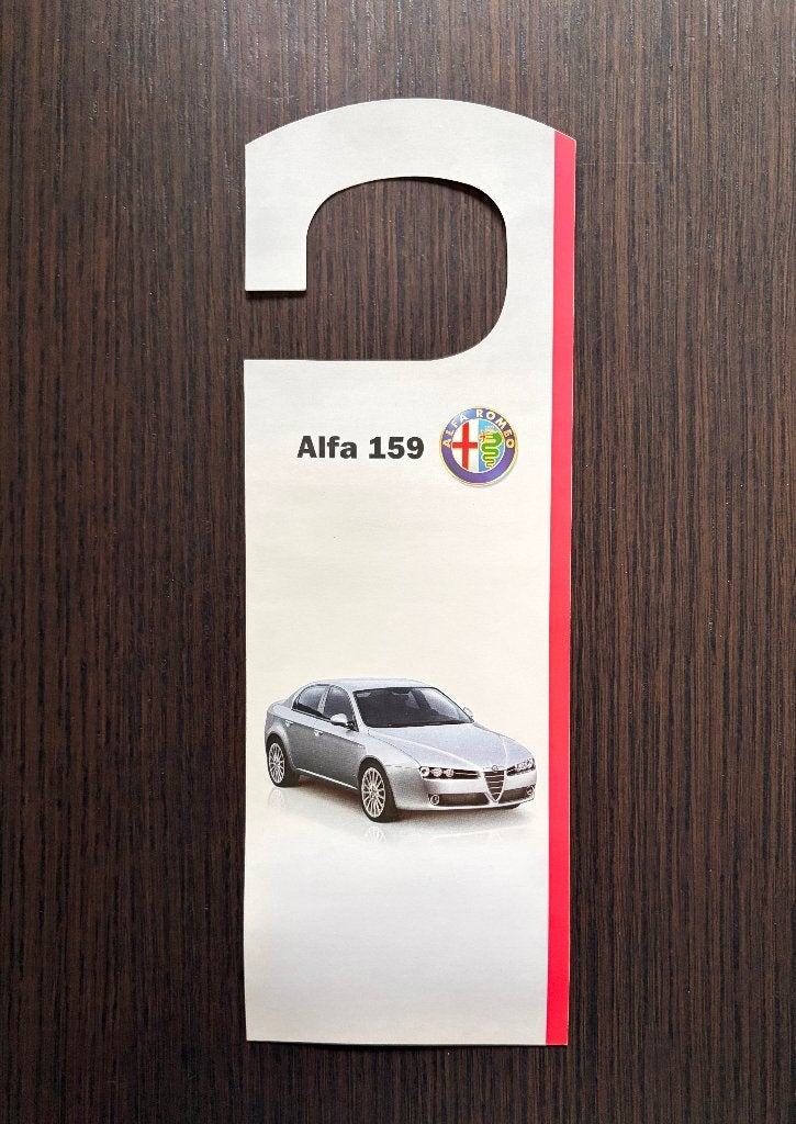 Alfa Romeo 159 garage inspectielabel, Verzenden, Gebruikt, Auto's