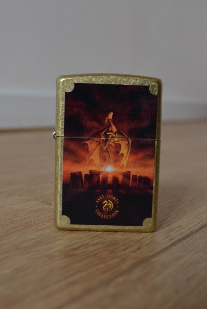 Zippo aansteker - Anne Stokes Solstice, Verzenden, Zo goed als nieuw, Aansteker