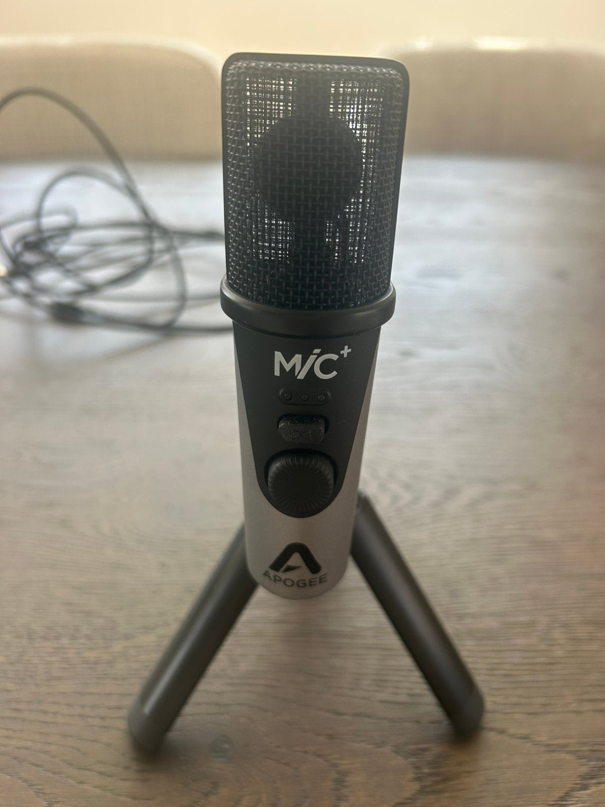 Apogee MiC plus microfoon, Ophalen of Verzenden, Zo goed als nieuw, Studiomicrofoon