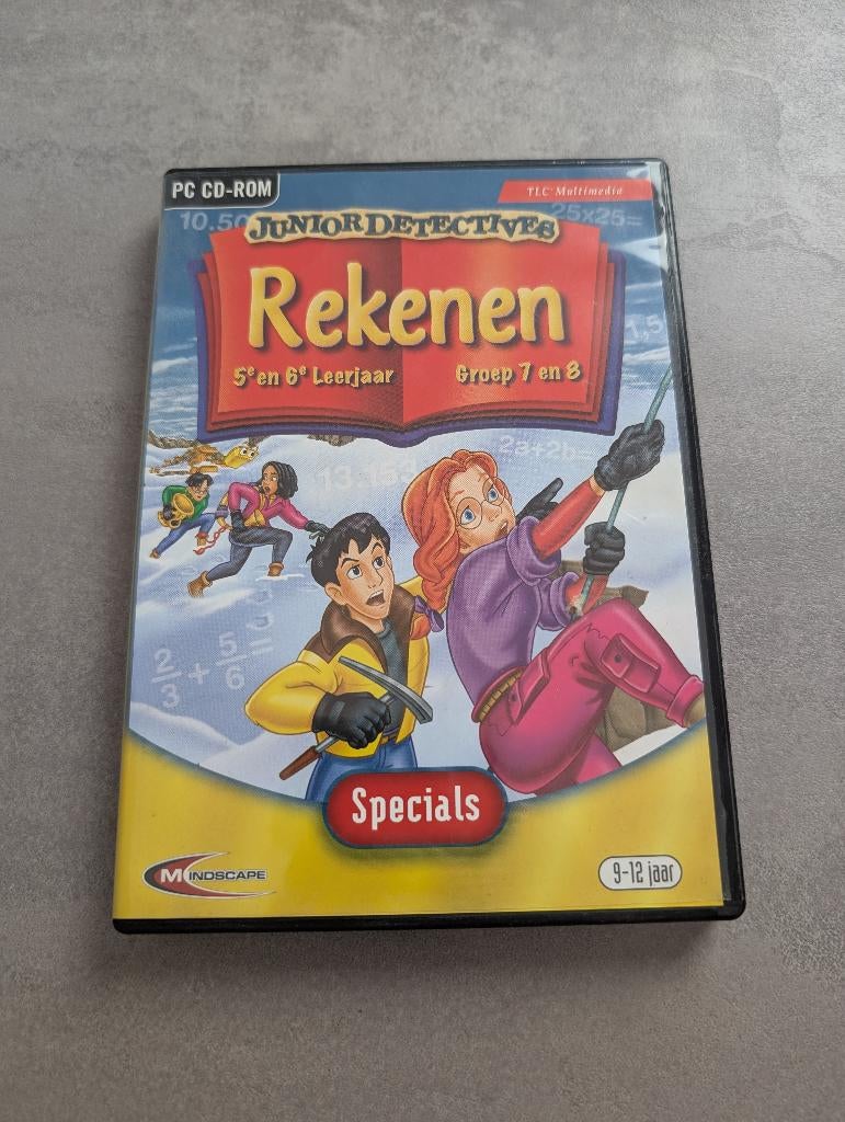 Junior detectives rekenen PC CD-rom, Spelcomputers en Games, Games | Pc, Puzzel en Educatief, 1 speler, Ophalen of Verzenden, Zo goed als nieuw