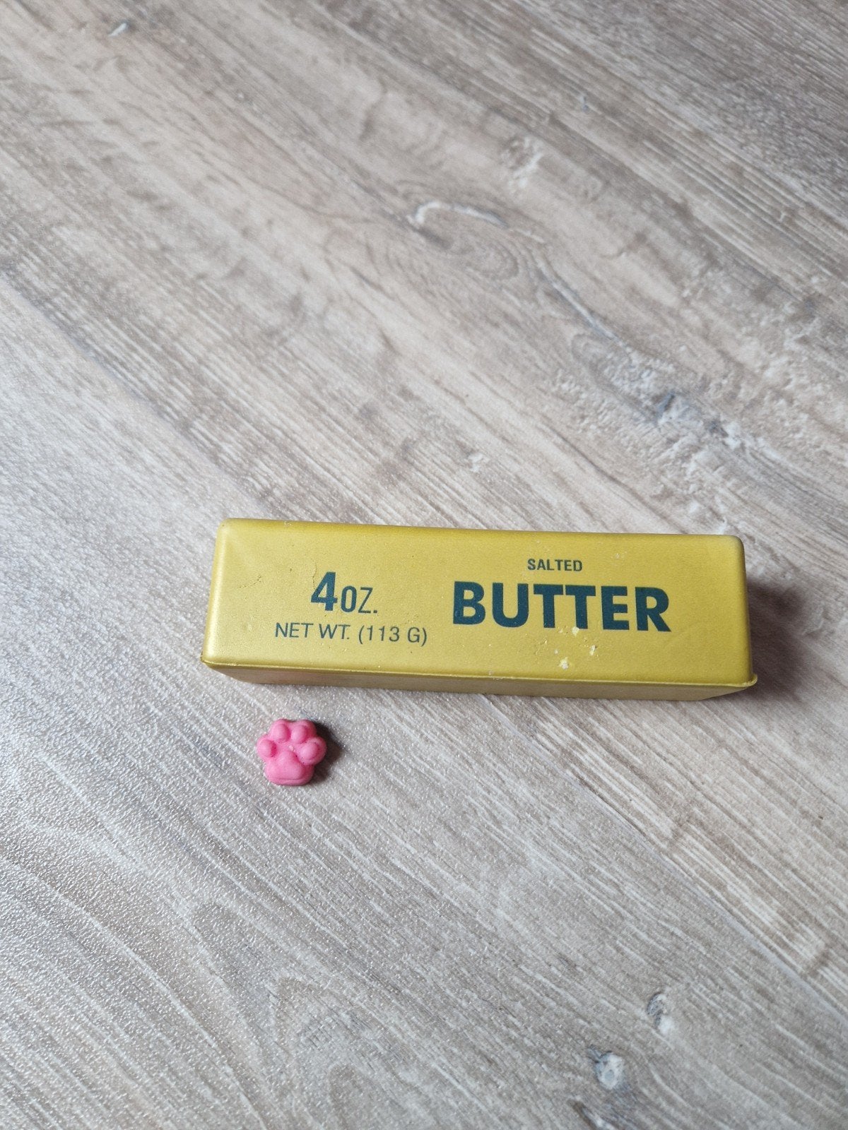 golden butter squishy met mini kattenpoot taba (samen), Ophalen, Gebruikt