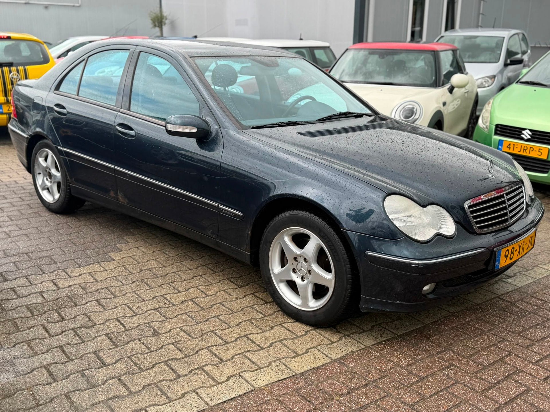 Mercedes-Benz C-klasse 180 Elegance Sedan 2007 Airco APK 04-, Auto's, 1355 kg, 1998 cc, Gebruikt, 4 cilinders