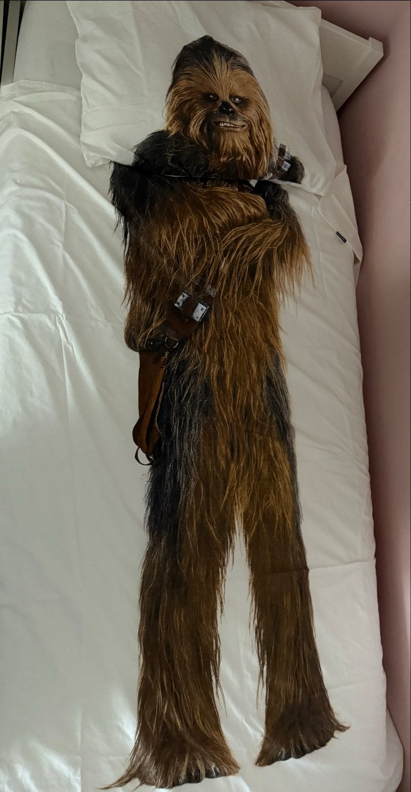 Snurk Chewbacca Eenpersoons Dekbedovertrek, Eenpersoons, Wit, Dekbedovertrek, Katoen