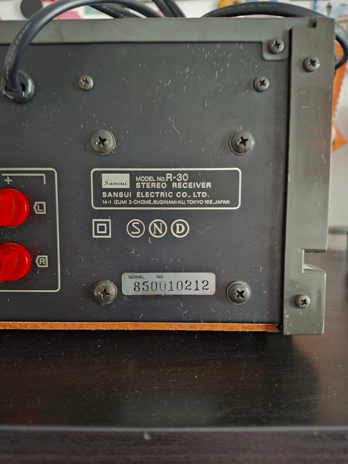 Sansui R-30 Stereo Receiver - Originele staat, werkt perfect, Ophalen of Verzenden, Gebruikt, Stereo, Overige merken