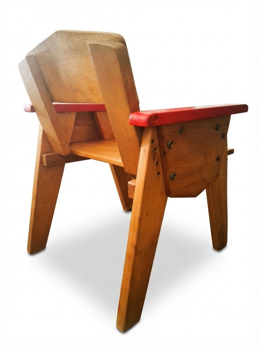 2 arts and crafts houten kinderstoelen ca.1900/20, Antiek en Kunst, Ophalen of Verzenden