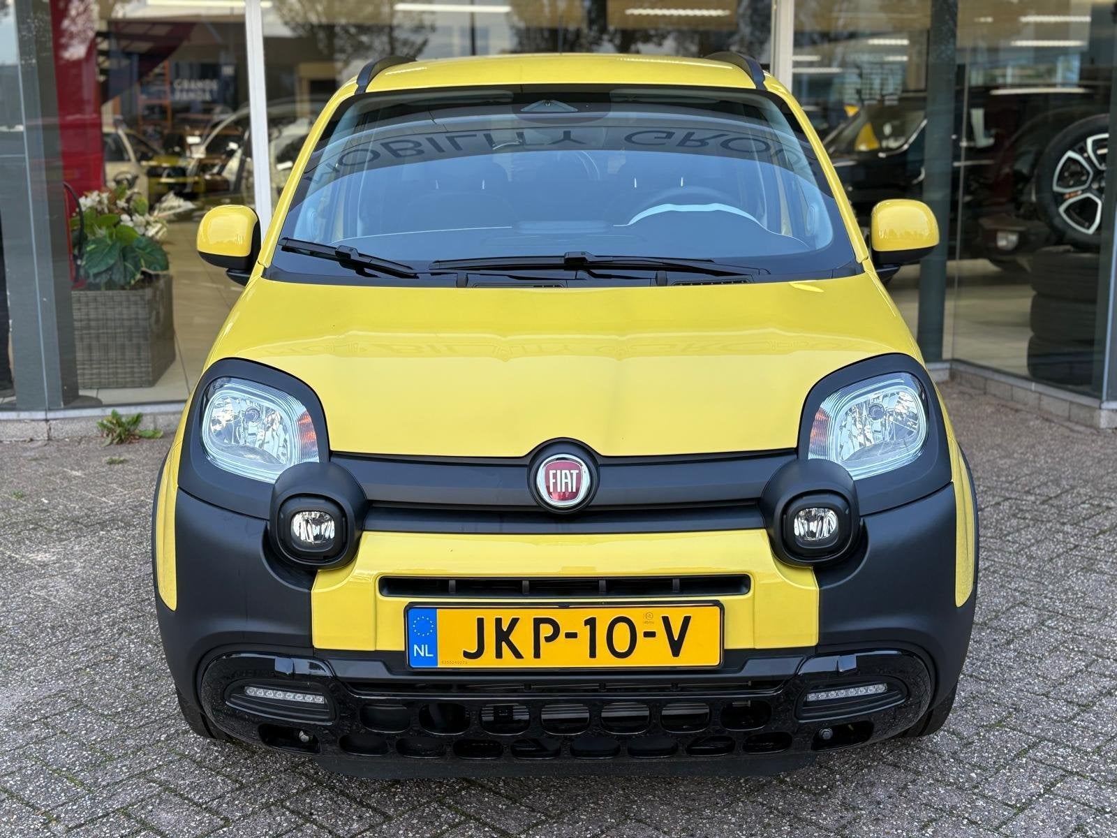 Fiat Panda 1.0 Hybrid Pandina | Carplay | Airco | Cruise Con, Auto's, Stof, Gebruikt, Euro 6, Panda
