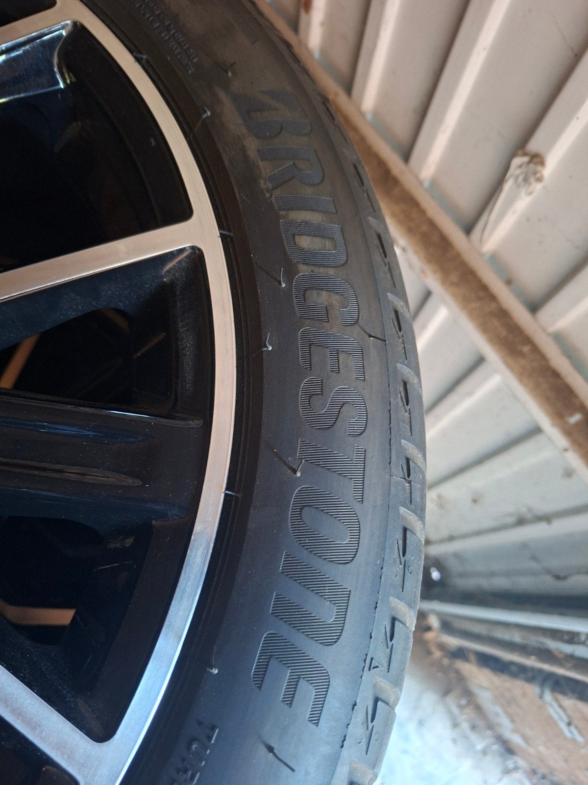 Z.G.A.N. Bridgestone banden met velgen 245/40R18, Auto-onderdelen, Ophalen, 18 inch, Banden en Velgen, Gebruikt