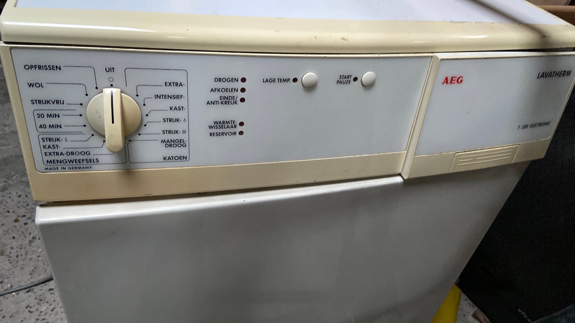 Uitstekende wasdroger, Witgoed en Apparatuur, Wasdrogers, 6 tot 8 kg, Gebruikt, Anti-kreukfase, Ophalen of Verzenden