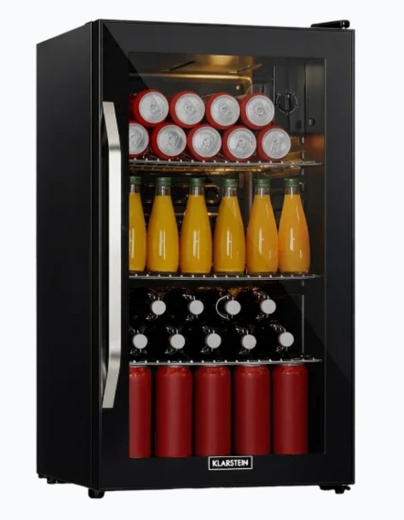 Klarstein beersafe XXL Onyx koelkast nieuw ongeopend, Ophalen, Zonder vriesvak, Nieuw, 45 tot 60 cm